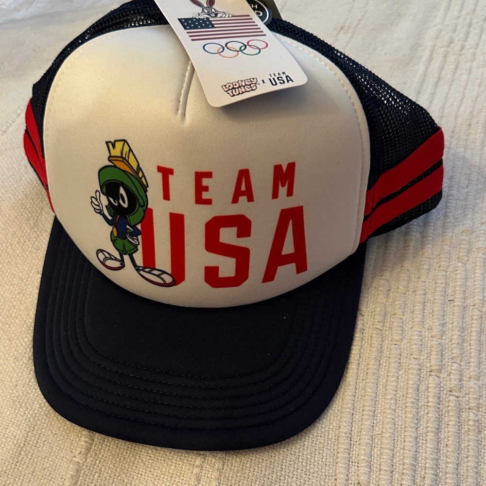 Warner Bros. Team USA Red and Black Hat